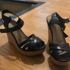 Aldo wedges. Slightly worn